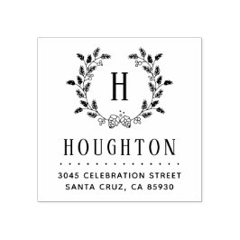 Rücksendeadresse des Kieferkranzes Gummistempel