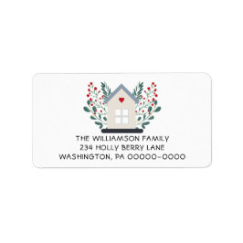 Rücksendeadresse des Landhauses und der Berries Adressaufkleber