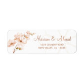 Rücksendeadresse des modernen Islamischen Boho Flo (Vorne)