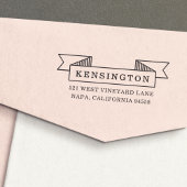 Rücksendeadresse des Multifunktionsbanners Permastempel