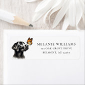 Rücksendeadresse des Schwarzklassemonarchen Butter (Insitu)