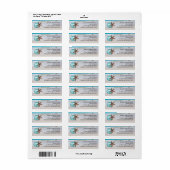 Rücksendeadresse des tropischen Holiday Ocean Star (Vorne)