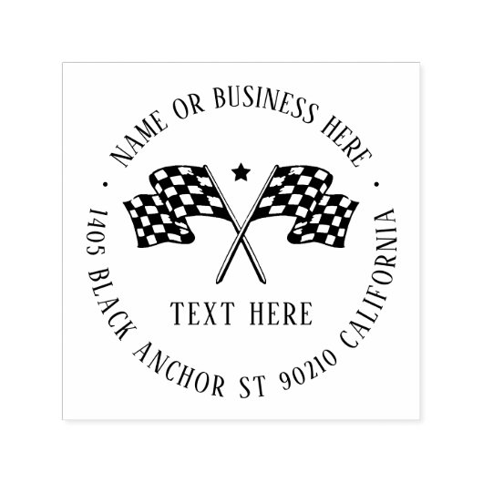 Rücksendeadresse des überprüften Namens für das hi Permastempel (Design)