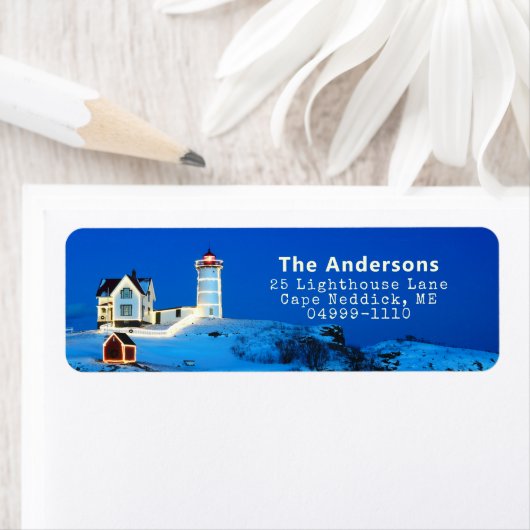 Rücksendeadresse des Weihnachtshauses (Insitu)