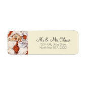 Rücksendeadresse des Weihnachtsmanns (Vorne)