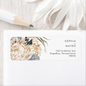 Rücksendeadresse des weißen Schriftartes (Insitu)