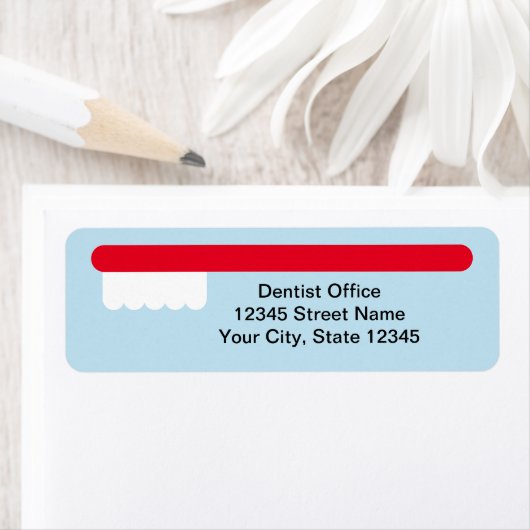 Rücksendeadresse des Zahnbürstenlogos (Insitu)