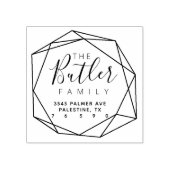 Rücksendeadresse-Dimond-Logo Gummistempel (Prägung)