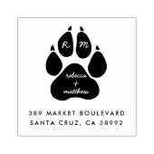 Rücksendeadresse Drucken und Skript-Individuelle N Gummistempel (Prägung)