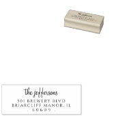 Rücksendeadresse Einfaches benutzerdefinierter Skr Gummistempel (Stempel)