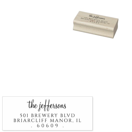 Rücksendeadresse Einfaches benutzerdefinierter Skr Gummistempel (Stempel)