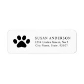 Rücksendeadresse einfügen (Vorne)