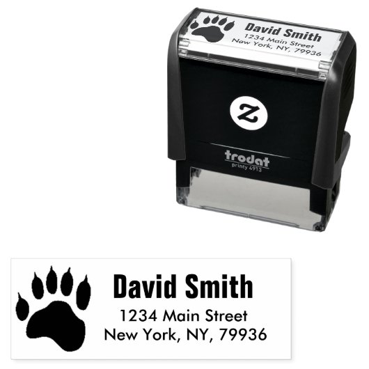 Rücksendeadresse einfügen permastempel (Beispiel)