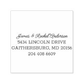 Rücksendeadresse Elegant Permastempel (Design)