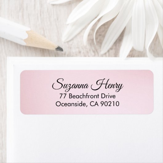 Rücksendeadresse _elegante Handschrift Rosa (Insitu)