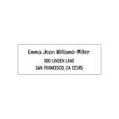 Rücksendeadresse Elegante Moderne, saubere Skripte Permastempel (Design)