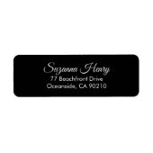 Rücksendeadresse _elegante Rücksendeadresse (Vorne)