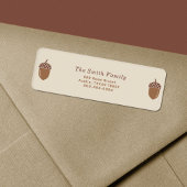 Rücksendeadresse-Etikett