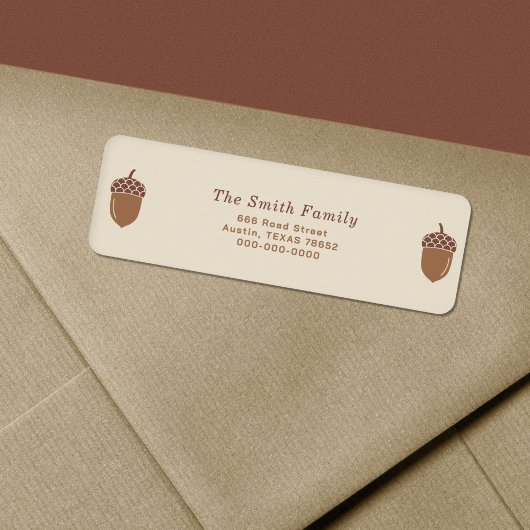 Rücksendeadresse-Etikett