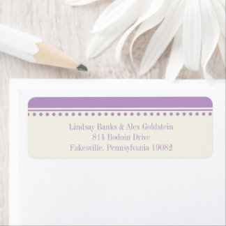 Rücksendeadresse-Etikett, Caroline Wedding