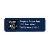 Rücksendeadresse-Etikett für Office- oder Business (Vorne)