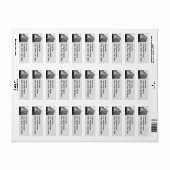 Rücksendeadresse-Etikett "Halb-Dome-Yosemite" (Vorne)