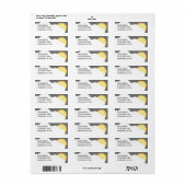 Rücksendeadresse-Etikett Sie sind mein Sonnenschei (Vorne)