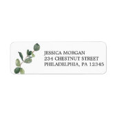 Rücksendeadresse Eucalyptus (Vorne)