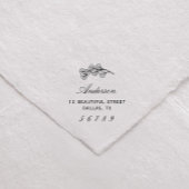 Rücksendeadresse Eukalyptus Grüne Permastempel