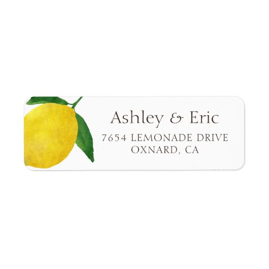 Rücksendeadresse Fresh Lemon labes 02 (Vorne)