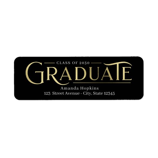 Rücksendeadresse für Abschluss zurückgeben (Vorne)