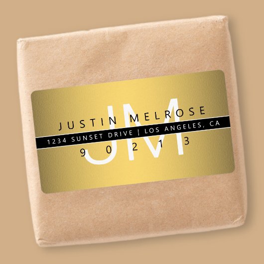 Rücksendeadresse für aktuelle Gold Look