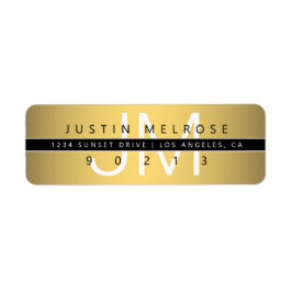 Rücksendeadresse für aktuelle Gold Look