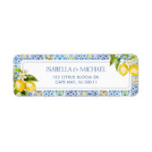 Rücksendeadresse für Amalfi Coast Lemon (Vorne)