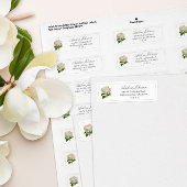 Rücksendeadresse für antikes Cream Hydrangea