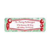 Rücksendeadresse für Atomic Retro Holiday (Vorne)