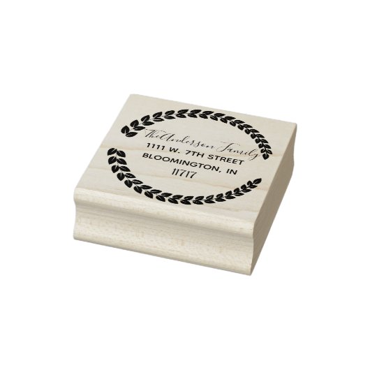 Rücksendeadresse für benutzerdefinierte Familienna Gummistempel (Stempel)