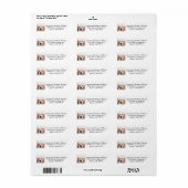 Rücksendeadresse für benutzerdefinierte Fotos (Vorne)