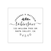 Rücksendeadresse für benutzerdefinierte Handschrif Gummistempel (Prägung)