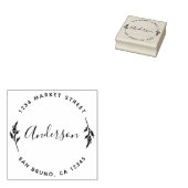 Rücksendeadresse für benutzerdefinierte Skriptfami Gummistempel (Stempel)