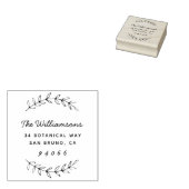 Rücksendeadresse für benutzerdefinierte Skriptfami Gummistempel (Stempel)