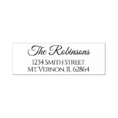 Rücksendeadresse für benutzerdefinierte Skriptfami Permastempel (Design)