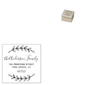 Rücksendeadresse für benutzerdefinierte Skriptfoli Gummistempel (Stempel)