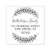 Rücksendeadresse für benutzerdefinierte Skriptfoli Permastempel (Design)