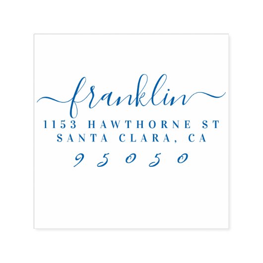 Rücksendeadresse für benutzerdefinierte, stilvolle permastempel (Design)