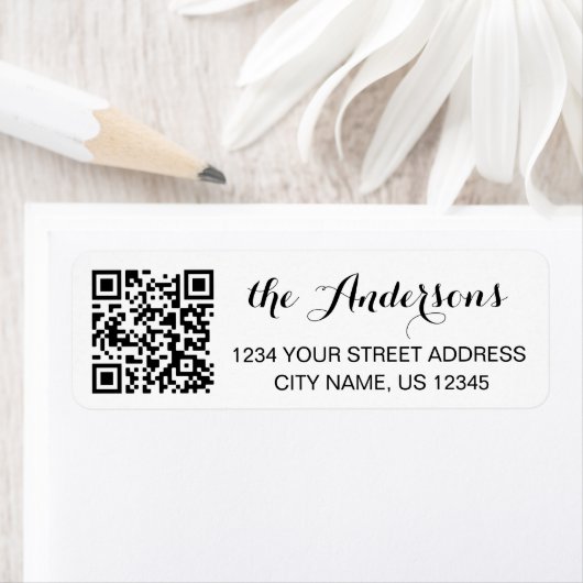 Rücksendeadresse für benutzerdefinierten QR-Code N (Insitu)