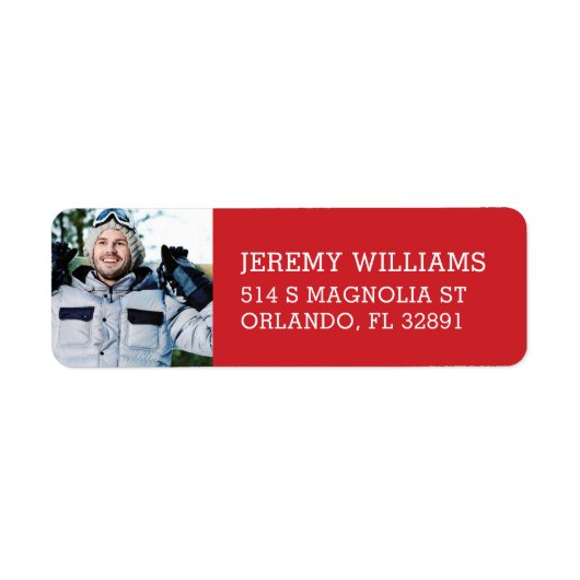 Rücksendeadresse für benutzerdefiniertes Foto Absc (Vorne)