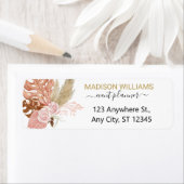 Rücksendeadresse für berufliche Boho-Blume (Insitu)