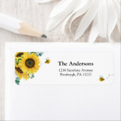 Rücksendeadresse für Bienen und Sonnenblumen (Insitu)