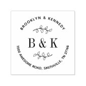 Rücksendeadresse für Blumenzehen Permastempel (Design)